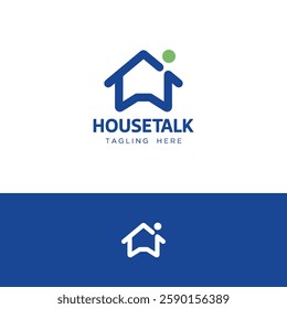House talk logo design template