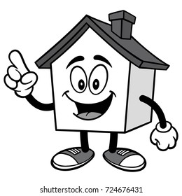 House Talking Illustration