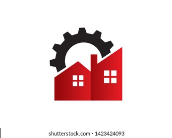 House Tech Logo Template, Icon, Symbol