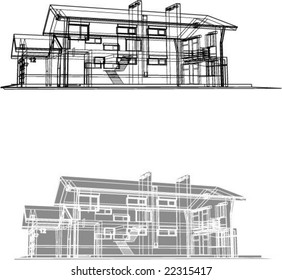 house technical draw