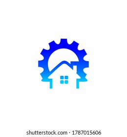 House technology Repair Logo vector illustrations stock illustration