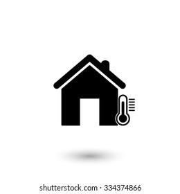 House temperature -  vector icon