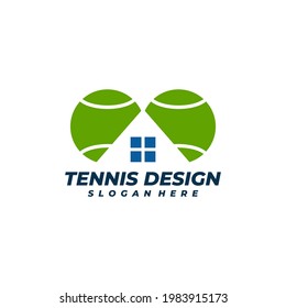 House Tennis logo vector template, Creative Tennis logo design concepts