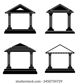 House Terrace icon vector template illustration logo design
