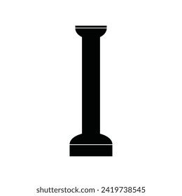 house terrace pillars icon vector illustration logo design
