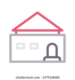 house thin line vector icon