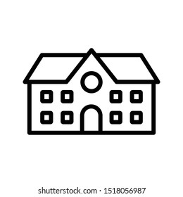 house thin line vector icon