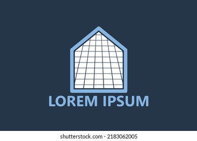 House tiles logo template design vector