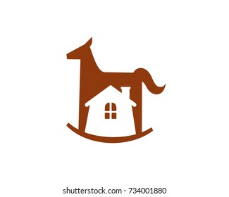 House Toy Logo Template Design Vector, Emblem, Design Concept, Creative Symbol, Icon