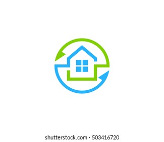 House Trade Logo Design Template