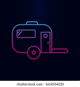 House trailer nolan icon. Simple thin line, outline vector of web icons for ui and ux, website or mobile application