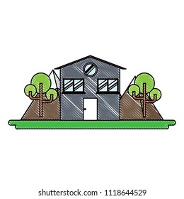 house and trees design