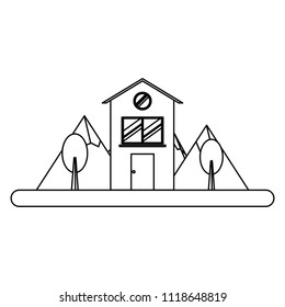 house and trees design