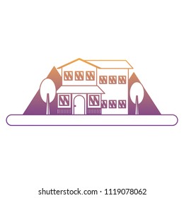 house and trees design