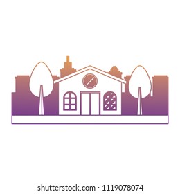 house and trees design