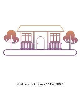 house and trees design