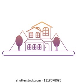 house and trees design