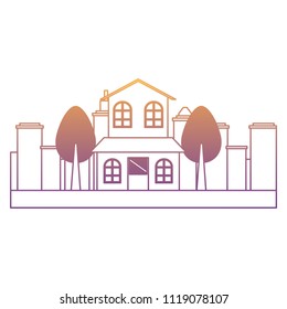 house and trees design
