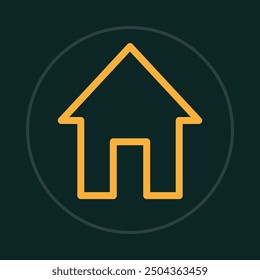 House trendy icon abstract experienced vector illustration colorful artwork.eps