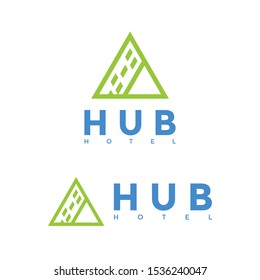 House Triangle Logo Template for Real Estate