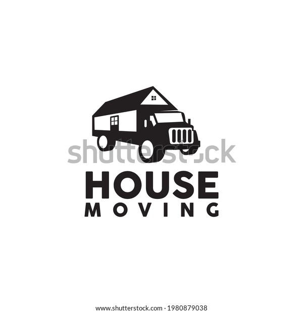 House truck logo design\
vector template
