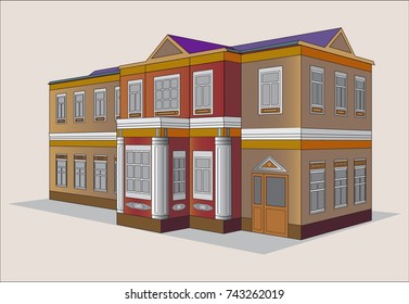 HOUSE
two floor architectural building for a dwelling

