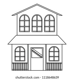 house of two floors