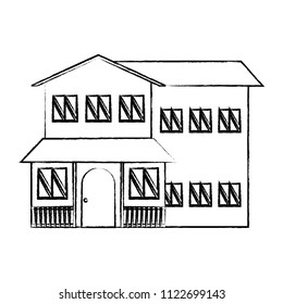 house of two floors
