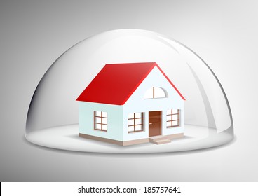 House Under A Glass Dome