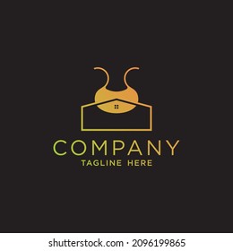 HOUSE AND URN LOGO REAL ESTATE AESTHETIC 