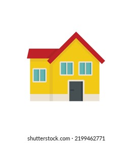 Icono de utilidades de la casa. Ilustración plana del icono vectorial de las utilidades domésticas aislado en fondo blanco