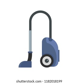 House vacuum cleaner icon. Flat illustration of house vacuum cleaner vector icon for web design