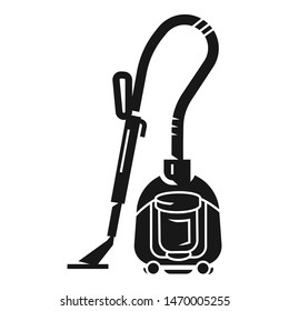 House vacuum cleaner icon. Simple illustration of house vacuum cleaner vector icon for web design isolated on white background