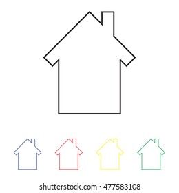 House Vector Stock Vector (Royalty Free) 477583108 | Shutterstock