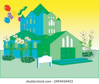 house vector design used for T Shirt Men, Women and Children + Textile + Graphics Work + Ceramic etc. 