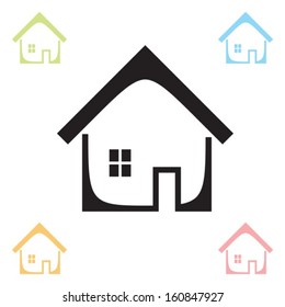 House. Vector. EPS-10 (non transparent elements,non gradient)