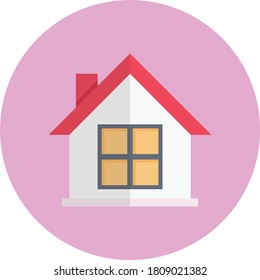icono de color plano vectorial de casa
