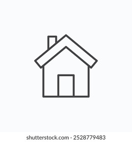 House vector flat icon set.eps