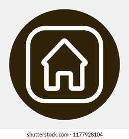 house vector icon 10 eps