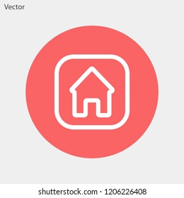 house vector icon 10 eps