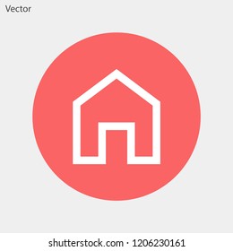 house vector icon 10 eps