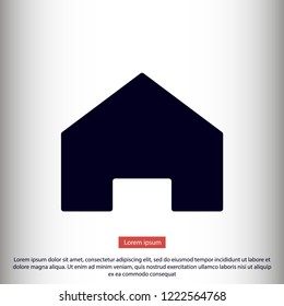 house vector icon 10 eps