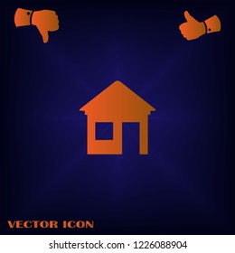 house vector icon 10 eps