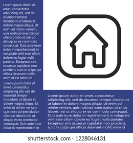 house vector icon 10 eps