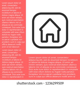 house vector icon 10 eps