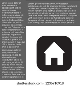 house vector icon 10 eps