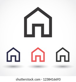 house vector icon 10 eps