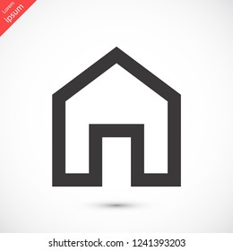 house vector icon 10 eps