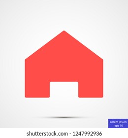 house vector icon 10 eps