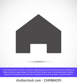 house vector icon 10 eps